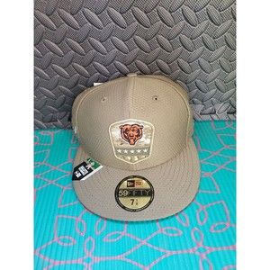 Chicago Bears New Era 2019 Salute To Service 59FIFTY Fitted 7 1/8 Hat On Field